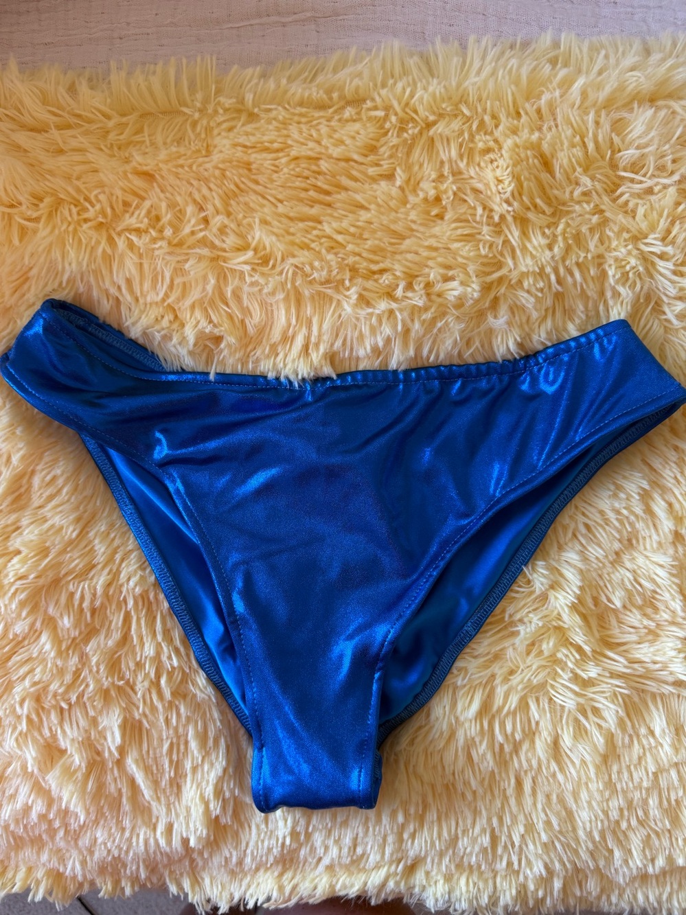 Boutique Handmade Metallic Cinch Bottom Bikini Bottom - Women's Swimwear